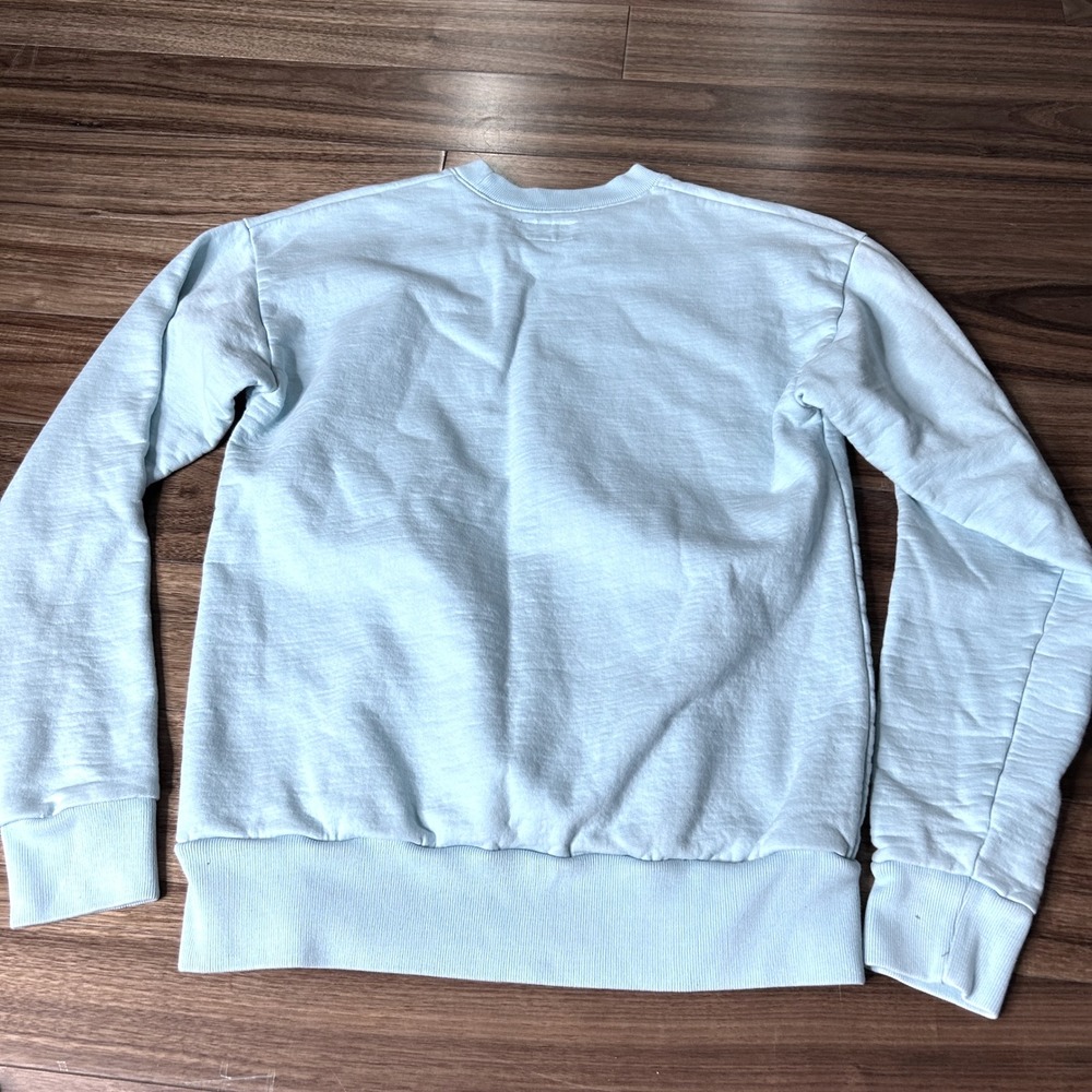GOLF WANG Frog Crewneck Sweatshirt XS distressed Light Blue Men's xs - Picture 6 of 8